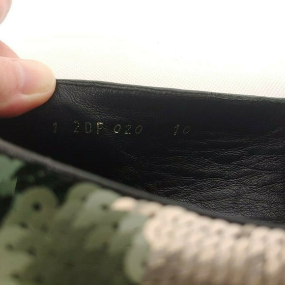 Prada Camouflage Sequin Evening Loafer Size 10 main image 4